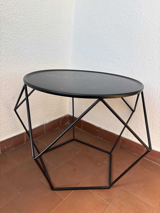 Mesa de centro PRISM metal preto