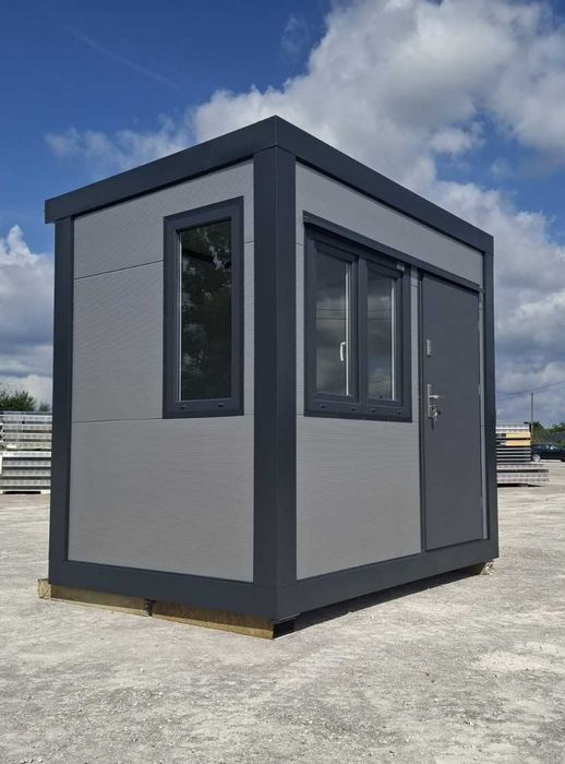 Domek ogrodowy 3x2 płyta PIR 120mm, kontener, stróżówka