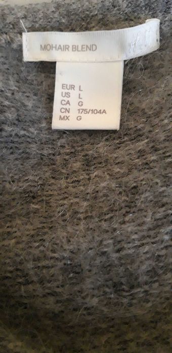 Długi kardigan Mohair Blend H&M