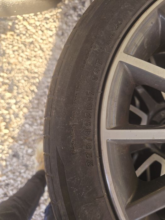Alufelgi 17  Fiat Bravo Grande Punto 4 sruby Opony 225/45/17letnie !