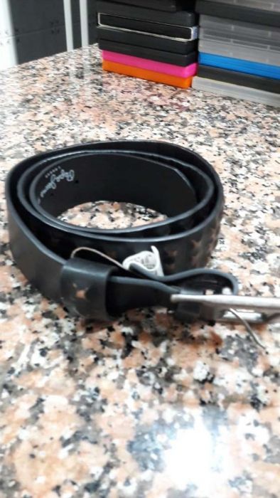 Cinto homem pele preto
