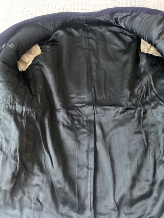 Casaco de Homem azul escuro.