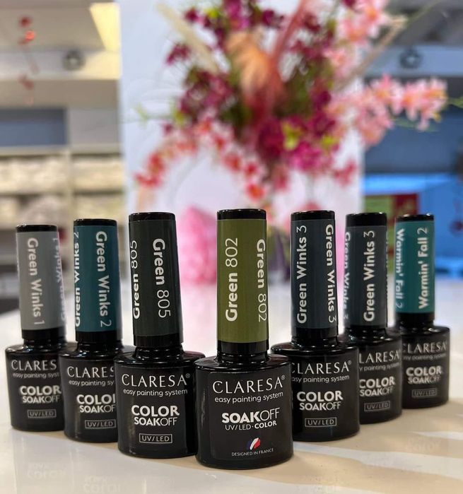 9 zł Lakier hybrydowy Claresa NOWY hurtownia kosmetyczna CORIO