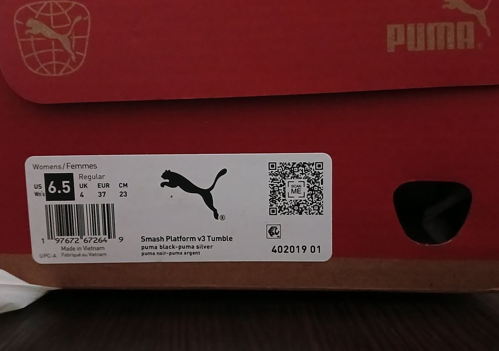 Продам кросівки Puma Smash V3 Tumble Smash Platform Sneakers