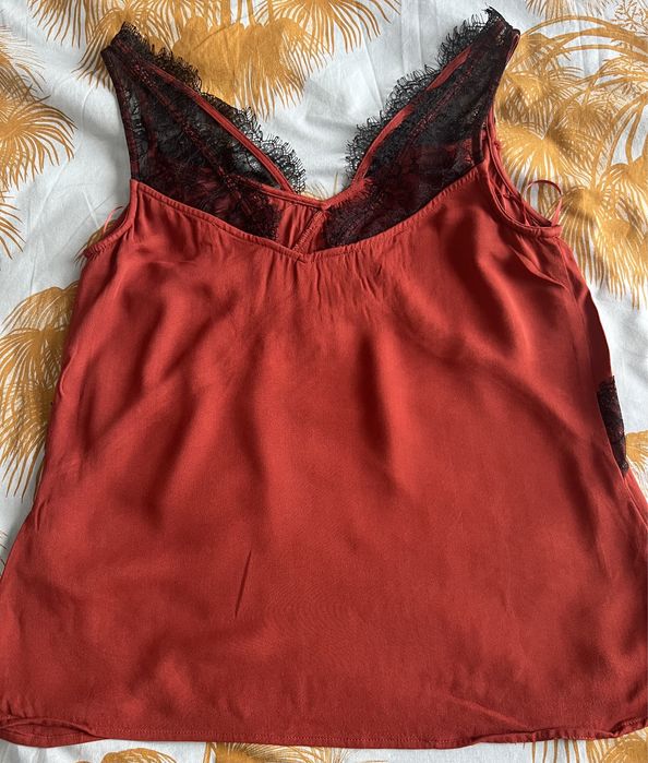 Mint Velvet, bluzka damska z koronką, rozmiar 38