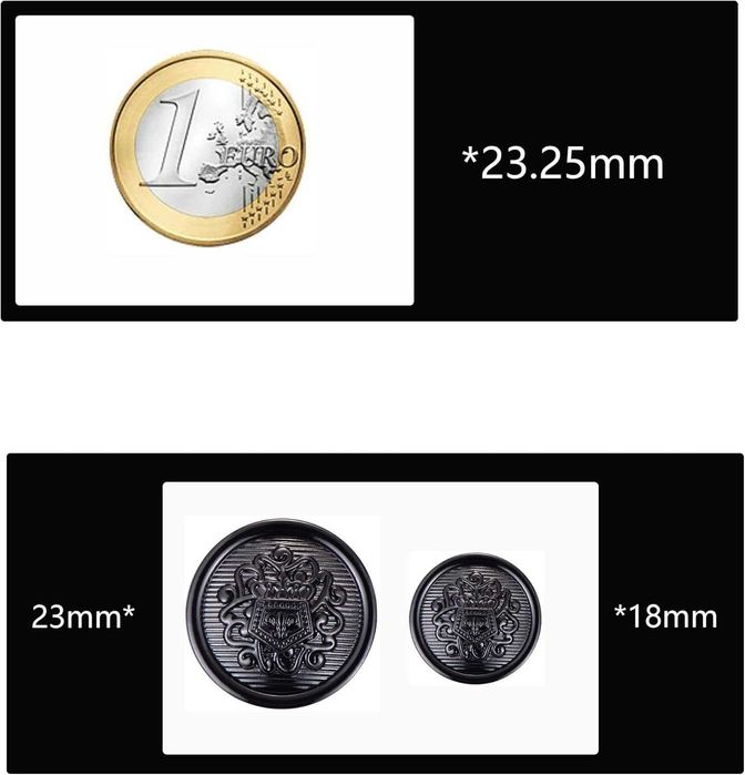 ftiemlovde 20 eleganckich guzików do stroj