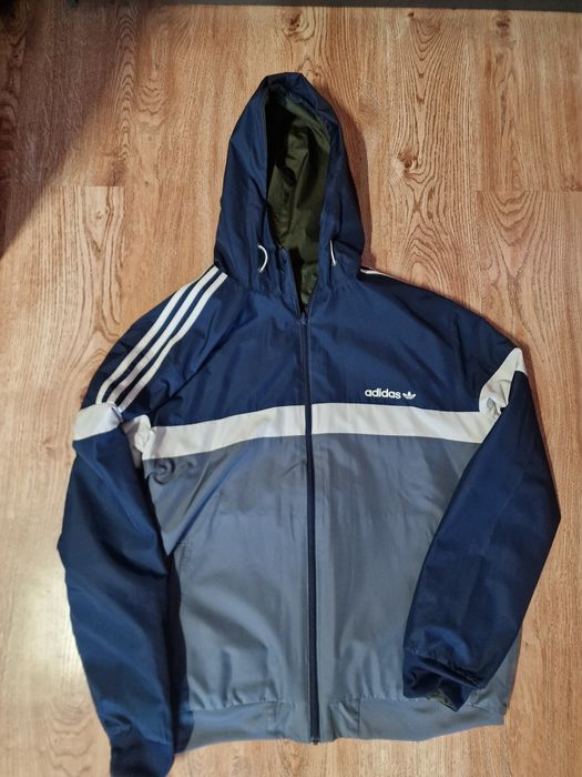 Kurtka wiatrówka dwustronna Adidas roz.L