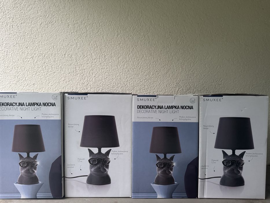 Lampki nocne  - buldog