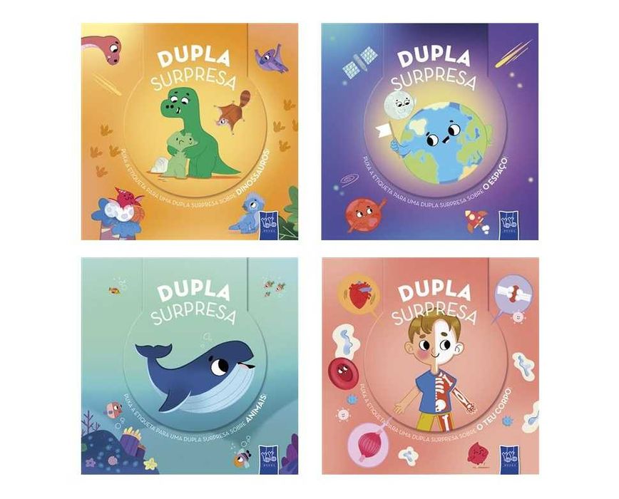 Dupla Surpresa: Animais/ O Teu Corpo/ Dinossauros/ O Espaço