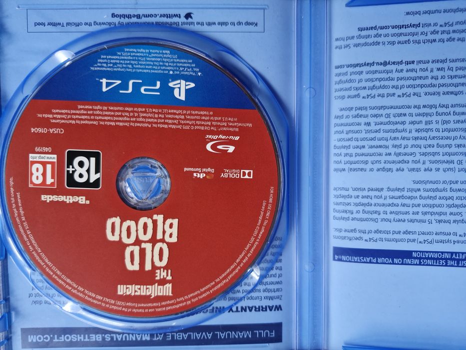Wolfenstein The Old Blood gra na PS4