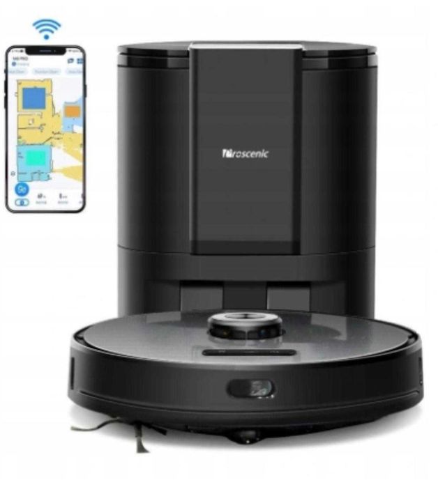 Proscenic M8 Pro , robot sprzątający odkurzacz mopujący stacja samoopróżniająca WIFI