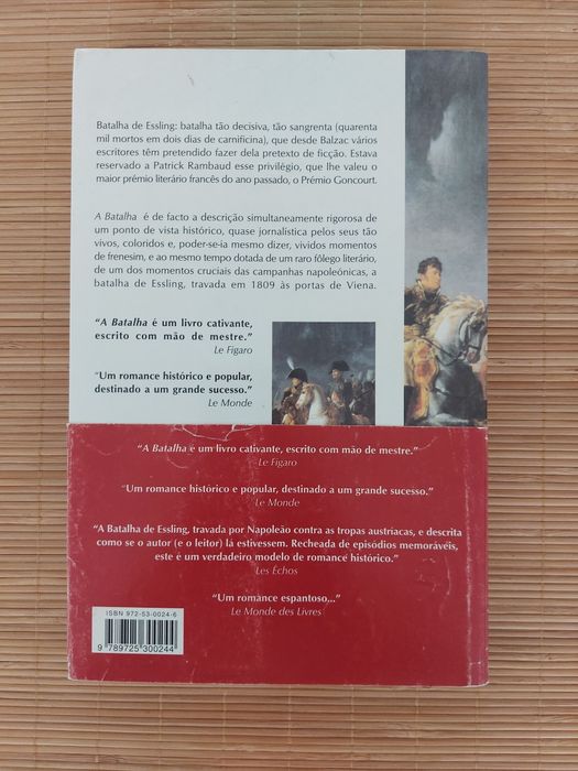 Livro A Batalha de Patrick Rambaud
