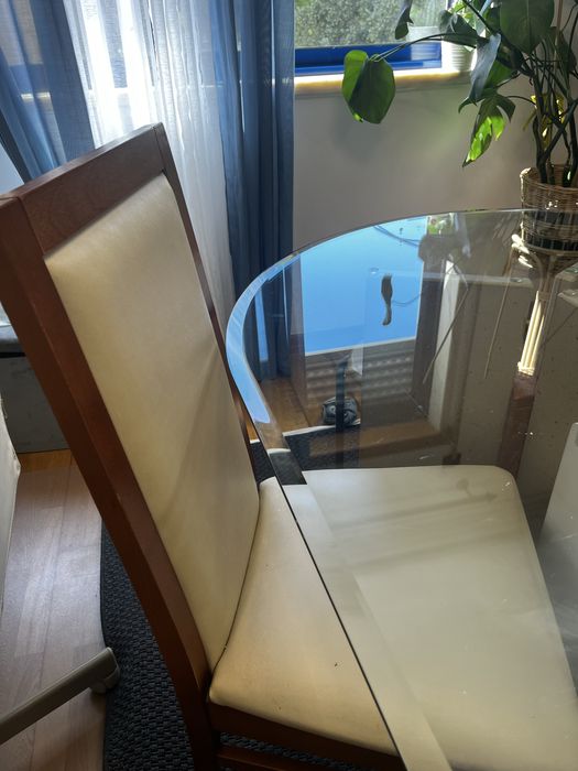4 cadeiras de sala de jantar usadas