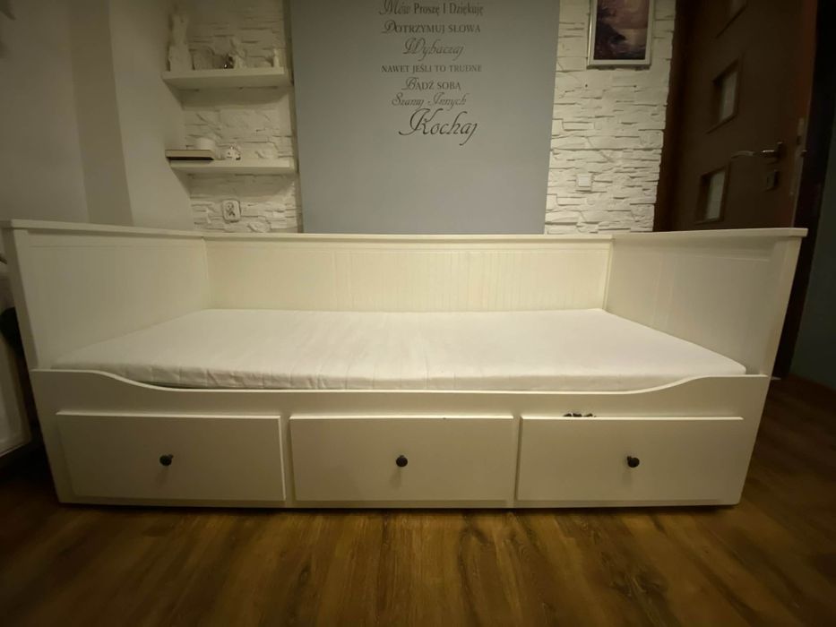 Łóżko Hemnes białe
