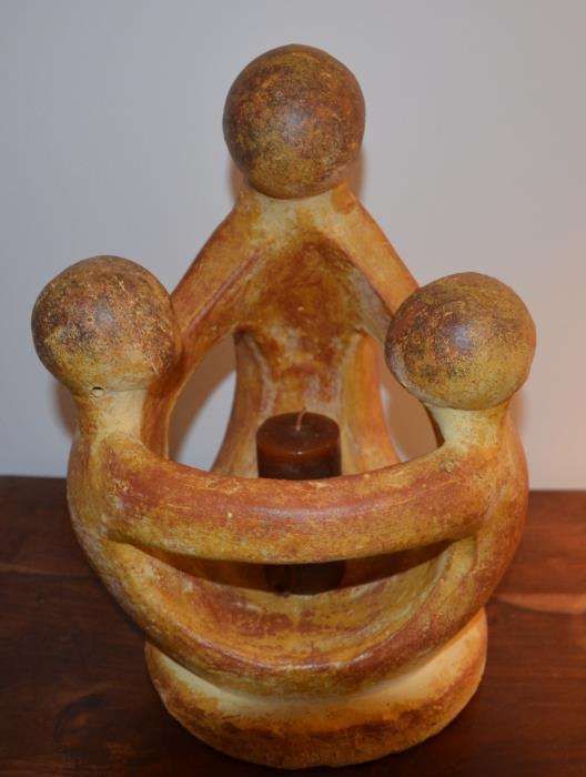 Peça decorativa/utilitária “Mãe e Filhos”,em terracota – México