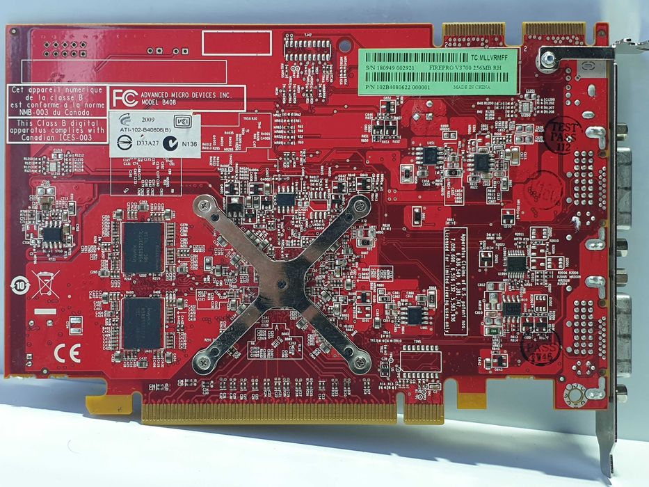 відеокарта ATI FirePro V3700 256MB PCIe x16 Workstation Graphics Card + DVI кабель