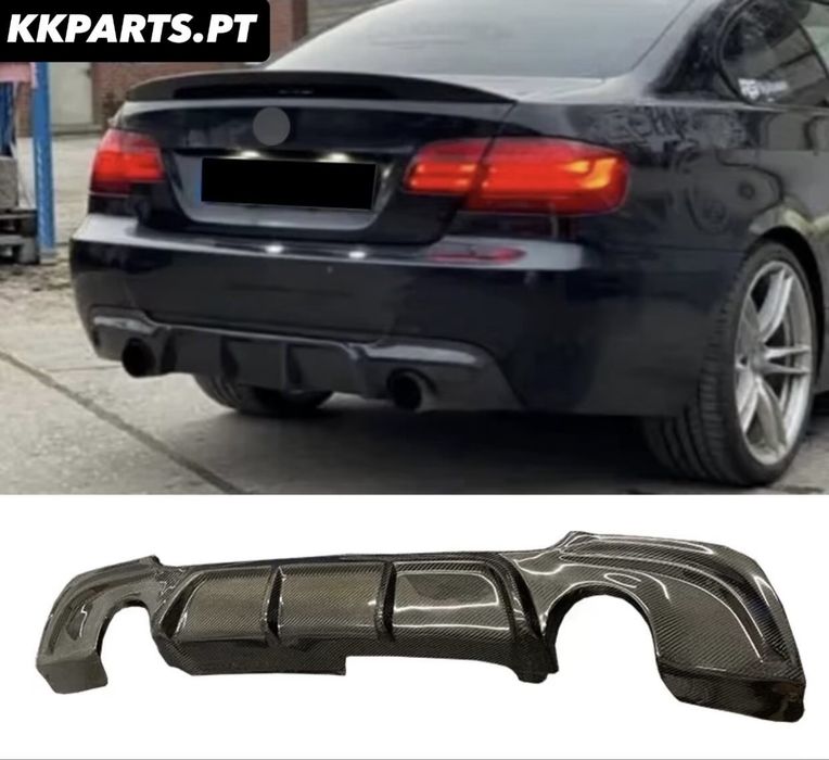 SPOILER DIFUSOR DE ESCAPE BMW SÉRIE 3 E92 E93 335 I/D DTM M PERFORMANCE AC SCHNITZER novo em caixa fabricado na Alemanha excelente qualidade  KK PARTS