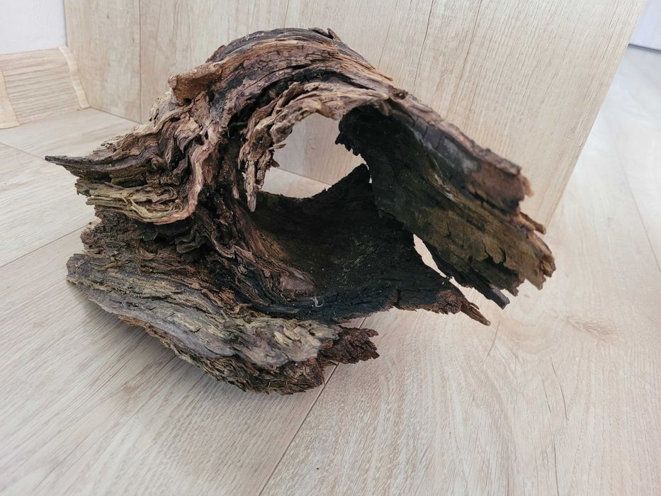TUNEL naturalny do akwarium terrarium 27 cm