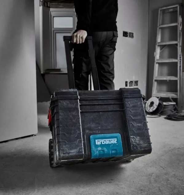 Ящик на колесах Erbauer  / ящик для інструментів /ящик з ручкою ЕБАУЕР