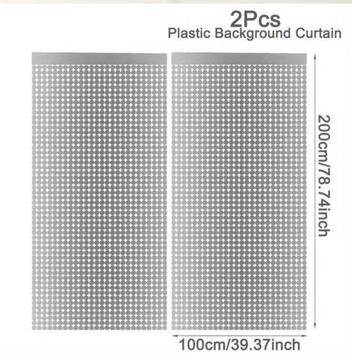 Святковий фон, фотозона срібляста, фотозона на випускний
