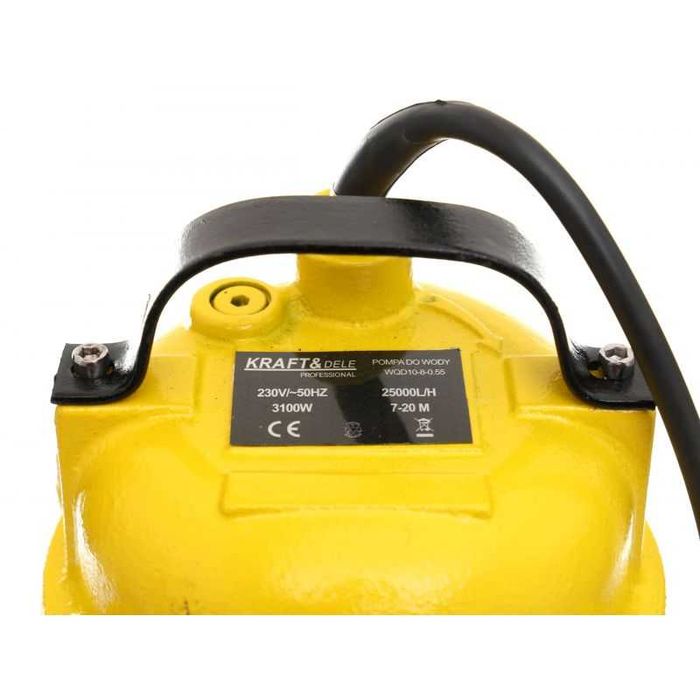 Pompa do wody brudnej szamba rozdrabniacz i pływak 3100W KD761 NOWA