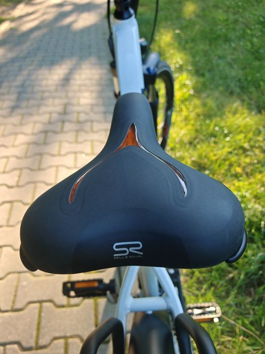 Rower elektryczny Funbike EVO 19" BIAŁY - Stan Jak Nowy, Przebieg TYLKO 260 km!
