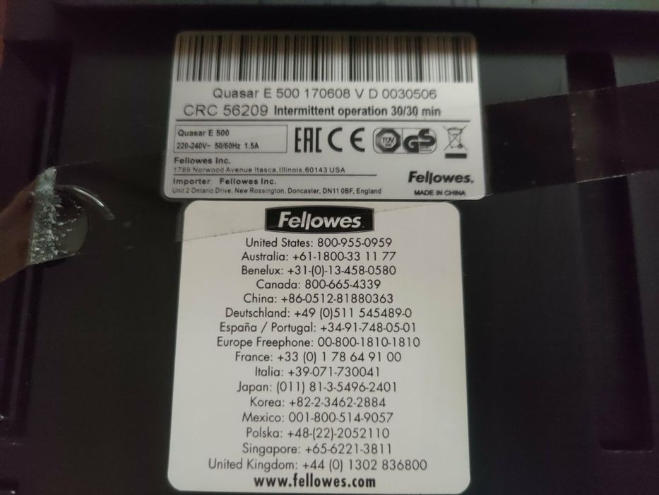 Bindownica elektryczna FELLOWES Quasar-e 500
