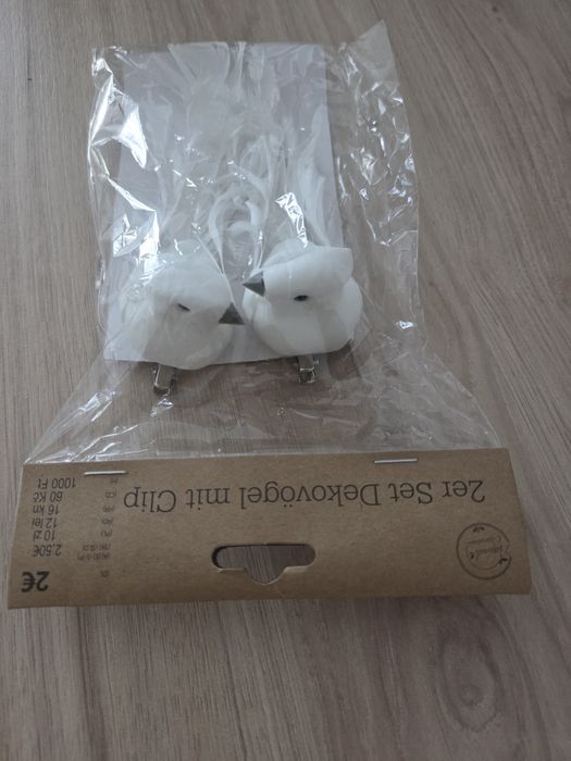 Ptaszki na klipsie