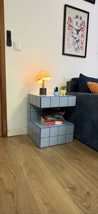 Mesa de centro em azulejo - fazemos personalizada