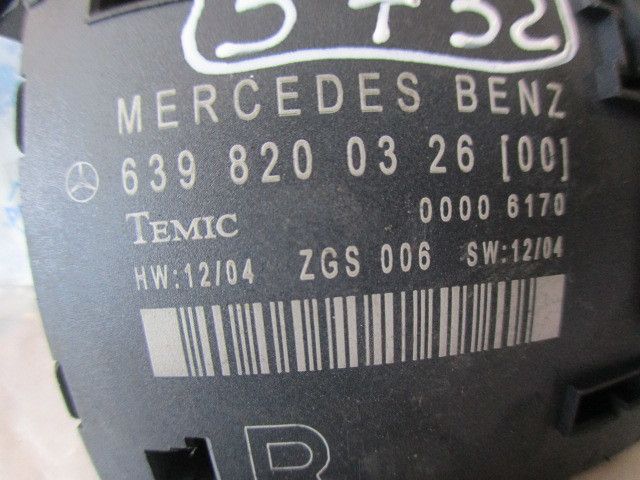 Centralina do fecho central MERCEDES-BENZ Vito / Vito Combi (W639)