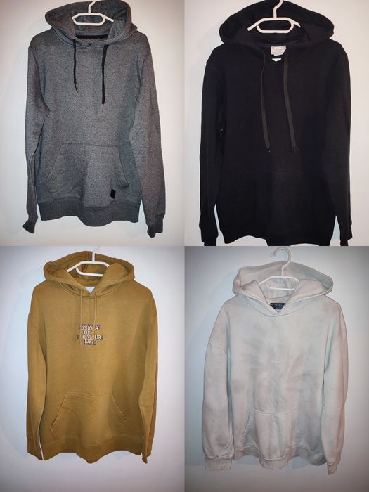 4 bluzy z kapturem rozmiar S