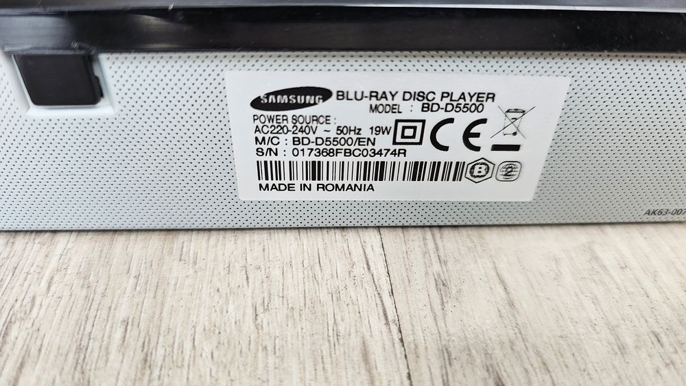 Odtwarzacz Blu-ray Samsung BD-D5500