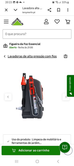 Lavadora de alta pressão