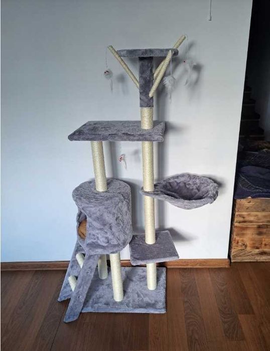 DRAPAK DRZEWKO DLA KOTA legowisko słupek do drapania dla kotów