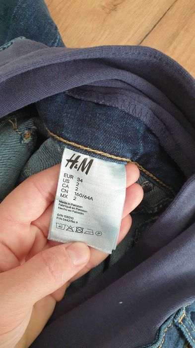Spodenki jeansowe ciążowe H&M rozmiar 34