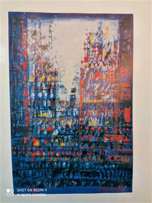 Litografia Manuel Cargaleiro