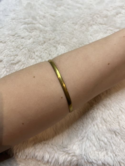 Bransoletka vintage mosiądz mosiężna lata 70s 80s klasyczna casual 30
