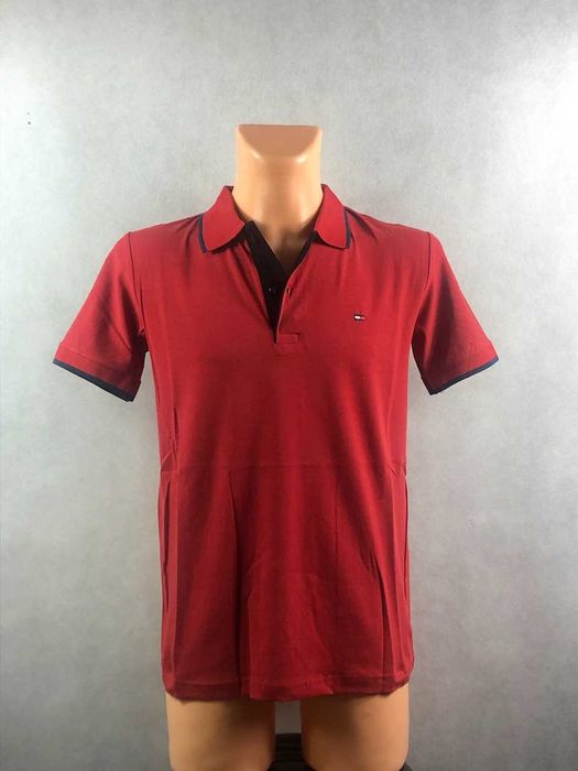 Polo męskie Tommy Hilfiger czerwone XL