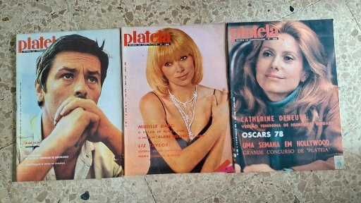 Revistas Plateia de 1977 e 1978
