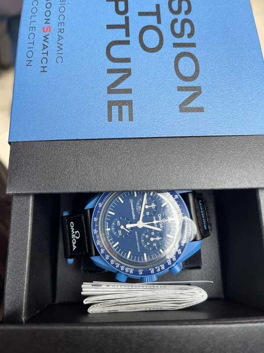 Neptune SO33N100 by Omega x Swatch - Limited Edition Celestial Series