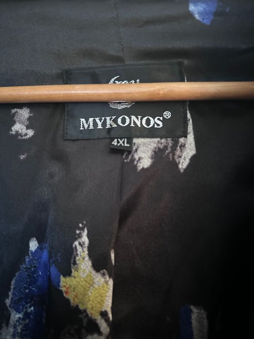 Шуба мутон з норкою 110 см