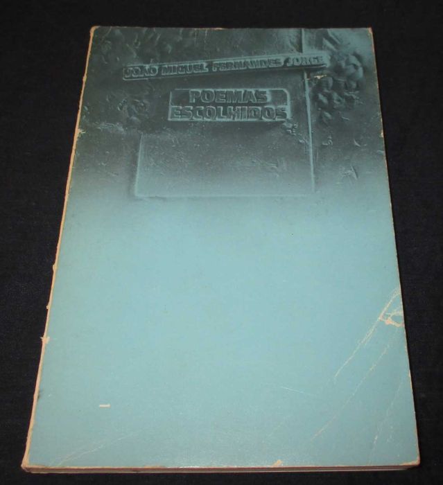 Livro Poemas Escolhidos João Miguel Fernandes Jorge