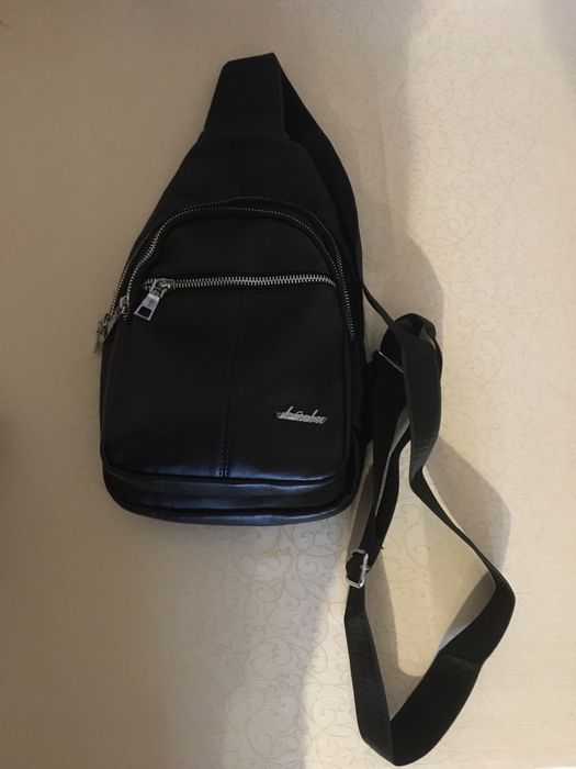 Сумка кожа через плечо