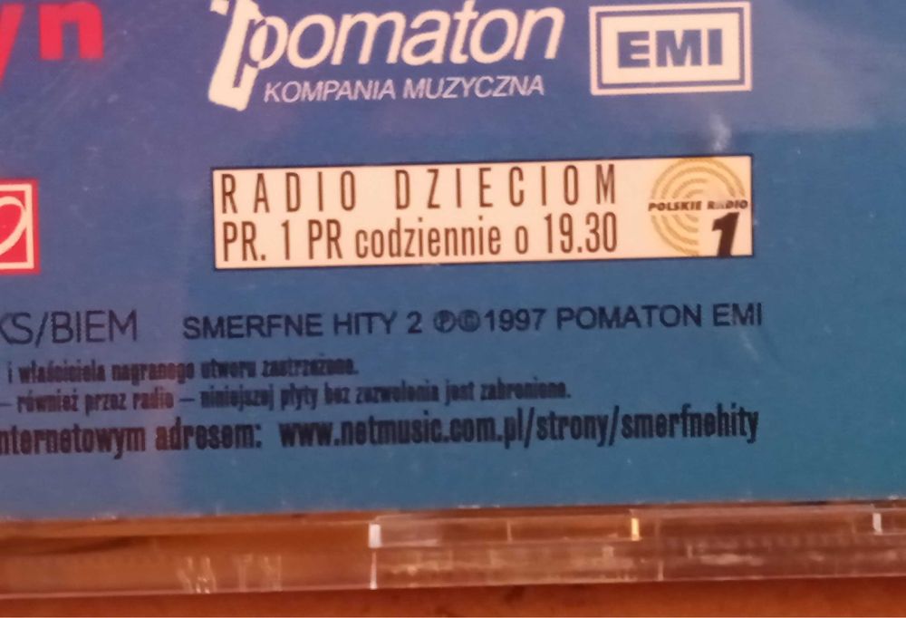 Smerfne hity 2  unikalne wydanie z 1997  r Pomaton