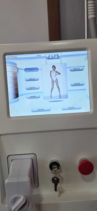 Máquina depilação