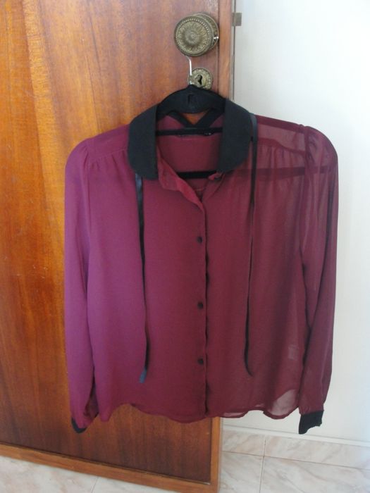 Blusa Bordeaux como Nova