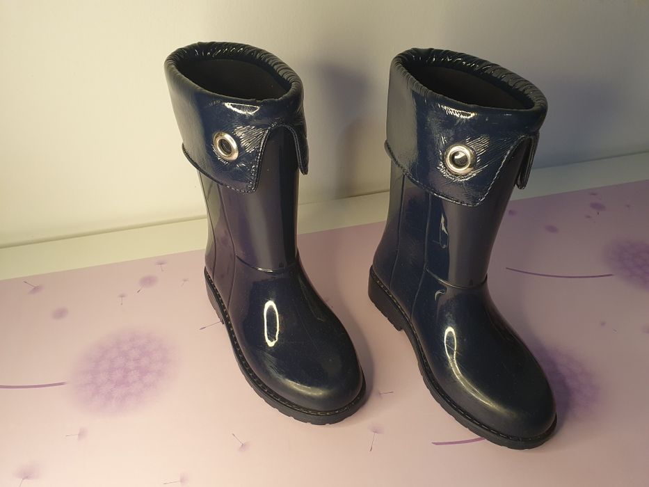 Galochas criança azul