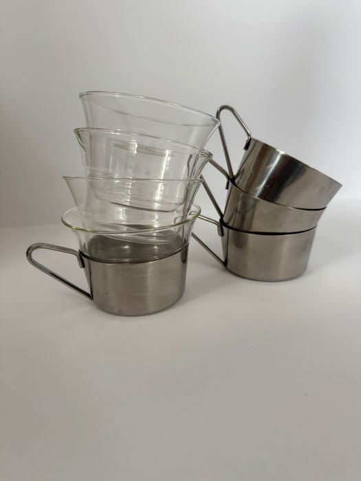 Вінтажні термостійкі склянки SCHOTT Mainz JENAer Glas Німеччина