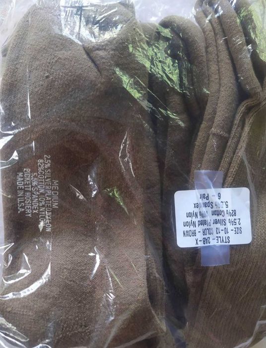 Висока якість військові шкарпетки армії США USOA антибактеріальні М S