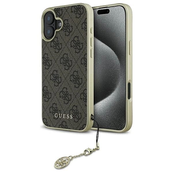 Guess GUHCP16MGF4GBR iPhone 16 Plus 6.7" brązowy/brown hardcase 4G Cha